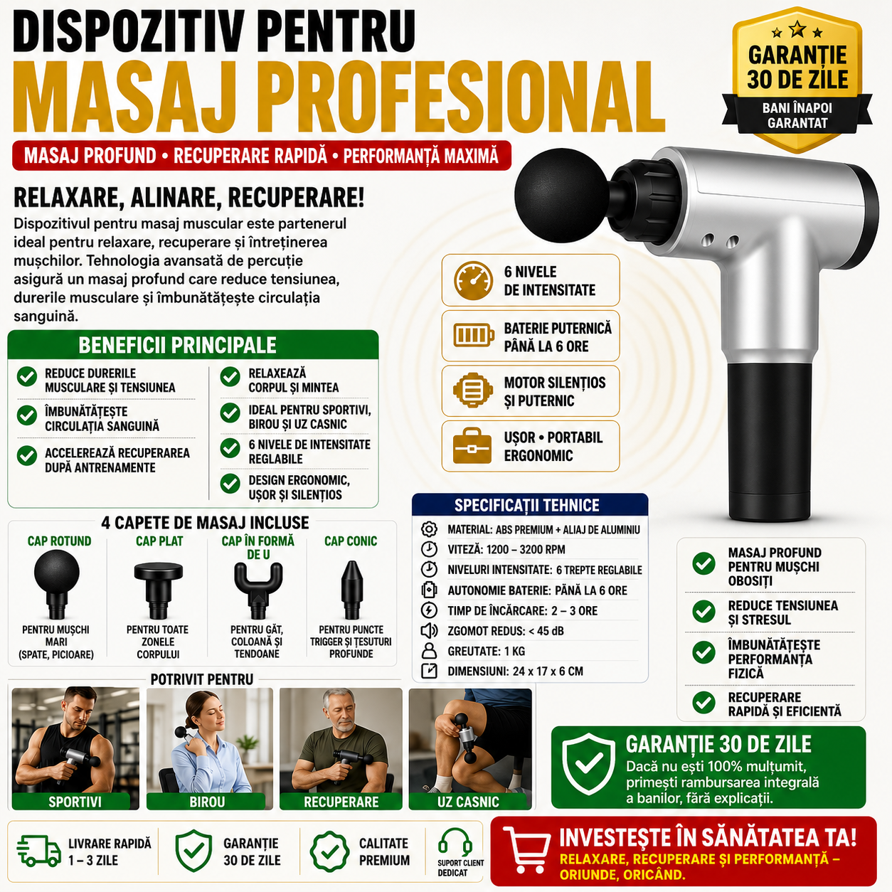 Masaj Profesional Acasă Fără Programări și Fără Costuri Recurente
