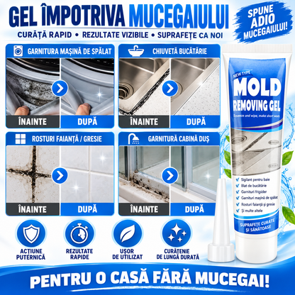 Gel pentru Îndepărtarea Mucegaiului – Aplicare Precisă pentru Rosturi și Garnituri