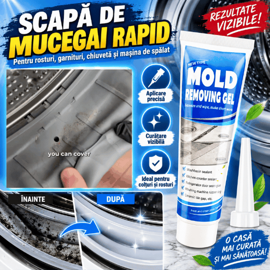 Gel pentru Îndepărtarea Mucegaiului – Aplicare Precisă pentru Rosturi și Garnituri