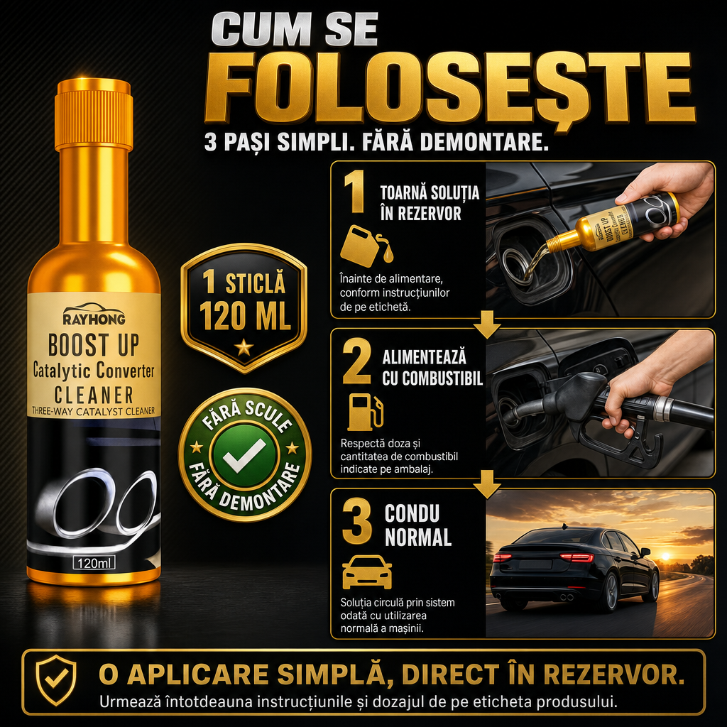 Soluție Curățare Catalizator 120ml